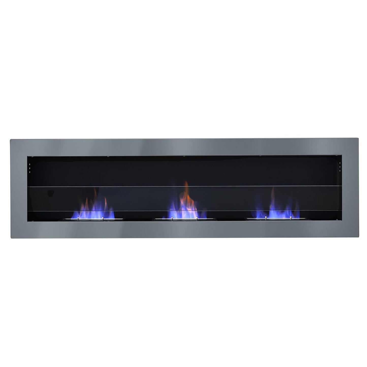 Wall Mounted Bio Ethanol Fireplace with Adjustable Flames