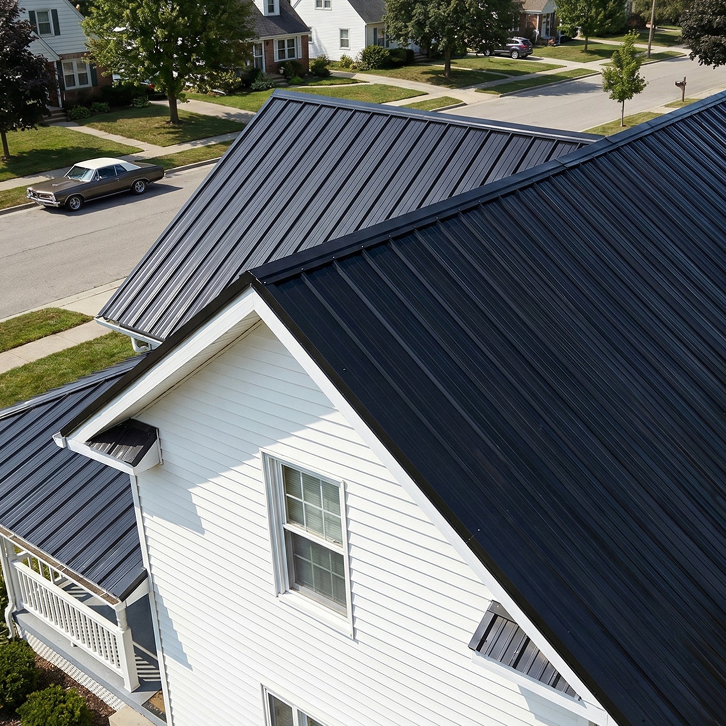 12pcs Galvanised Steel Corrugated Roofing Sheets