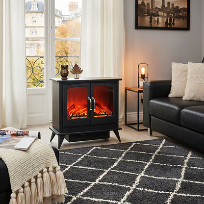 Freestanding Electric Fireplace Heater