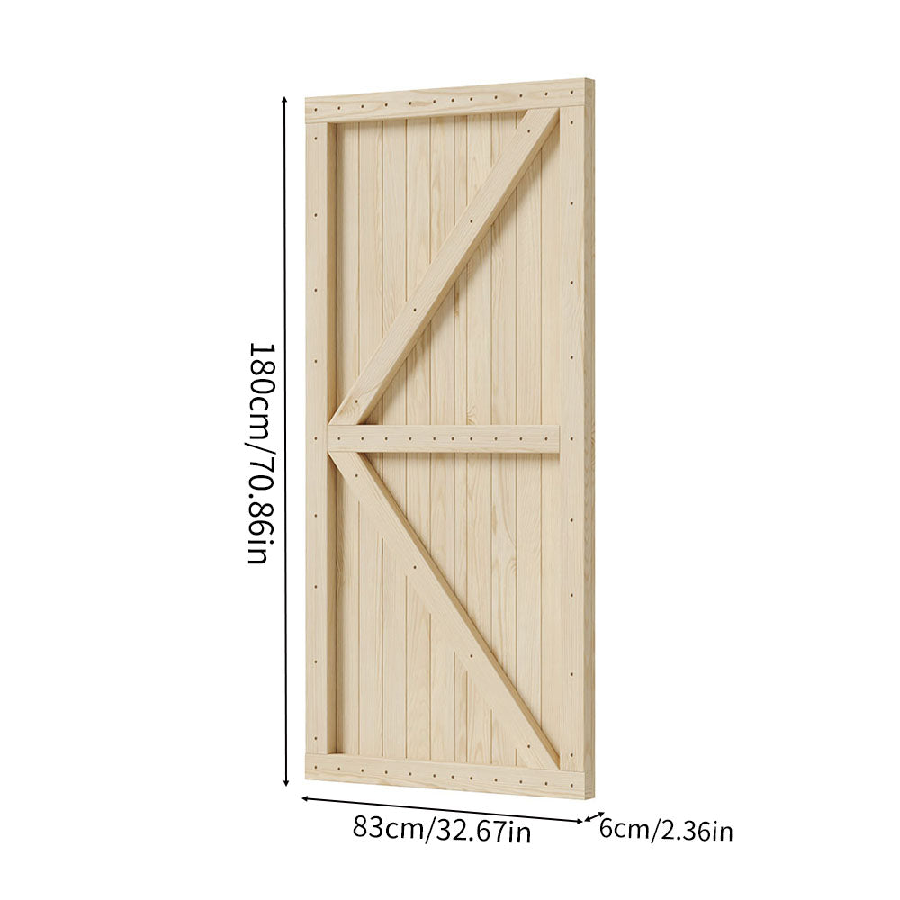 83cm Wide Wooden Garden Fence Panels 180cm High