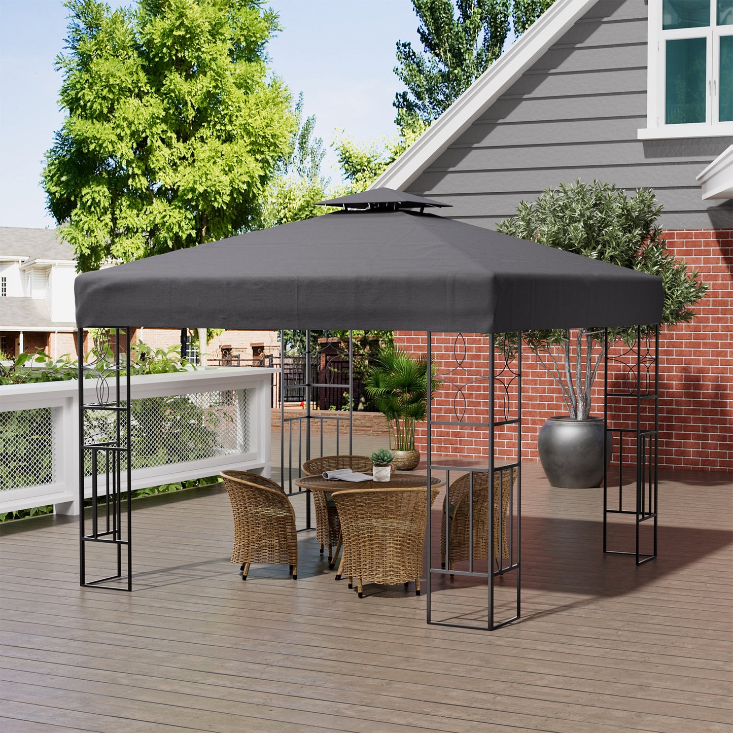 Outdoor Garden Gazebo Shade Canopy