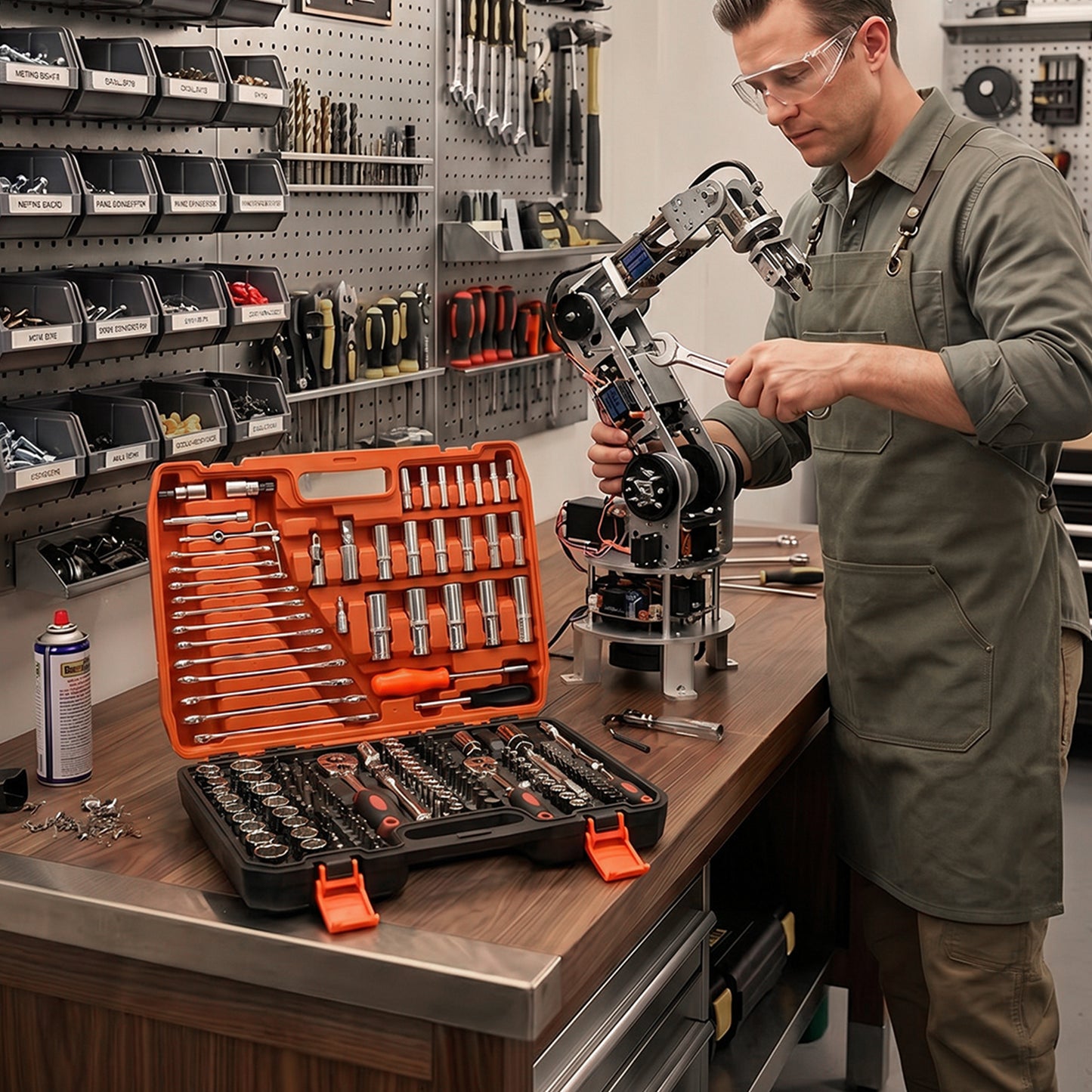 216-Piece Socket Wrench Mechanic Car Repair Tools Set
