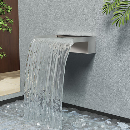 20cm D Back Entry Stainless Steel Water Blade