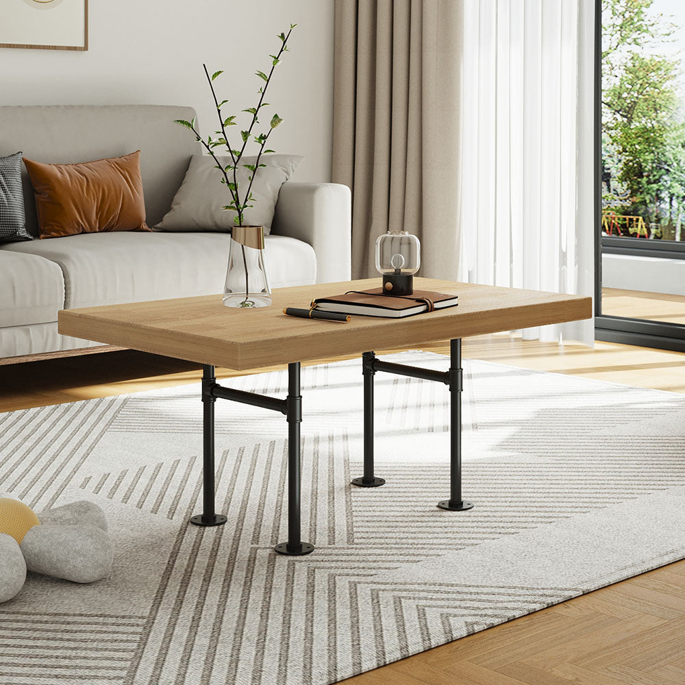 2Pcs Anti-slip H-Shaped Iron Table Legs