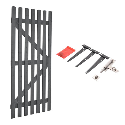 90x180cm Garden Wood Fence Gate with Latch