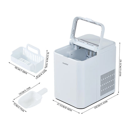 Ice Maker Machine with Ice Scoop & Basket