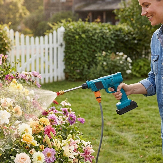 Electric Handheld Pressure Washer Cleaner with 2 Batteries
