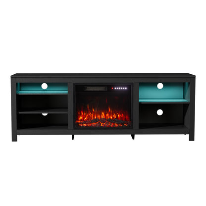 177.8cm TV Stand with 23-Inch Electric Fireplace