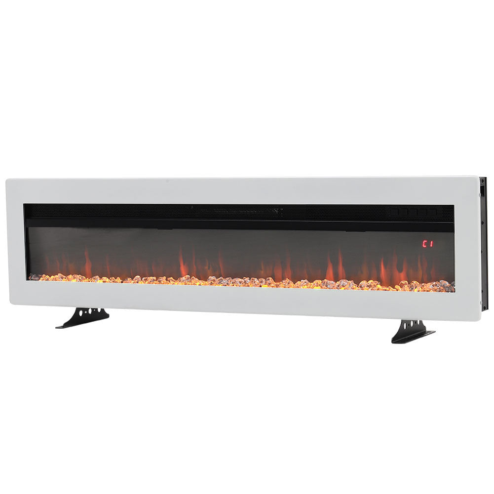 40/50/60/70 Inch Electric Fireplace with 9 Flame Colour and Remote Control