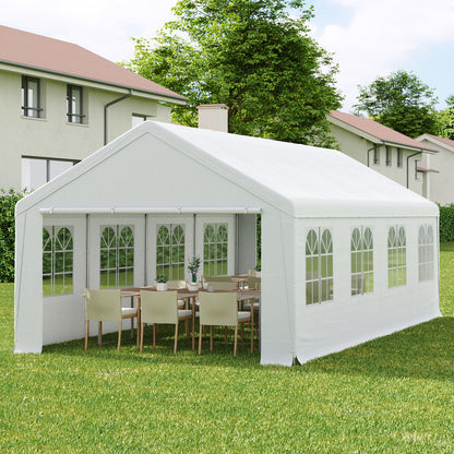 Garden Party Tent with Removable Sidewalls and Doors