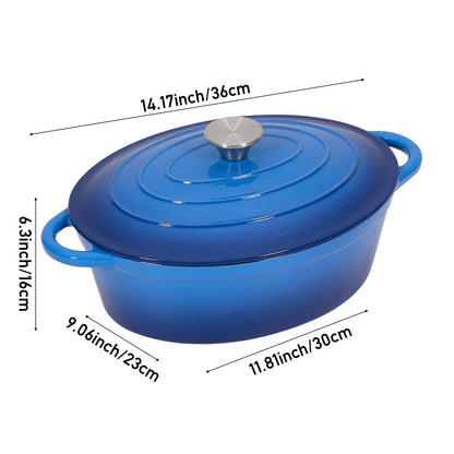 Enamelled Cast Iron Dutch Oven Pot for Bread Baking