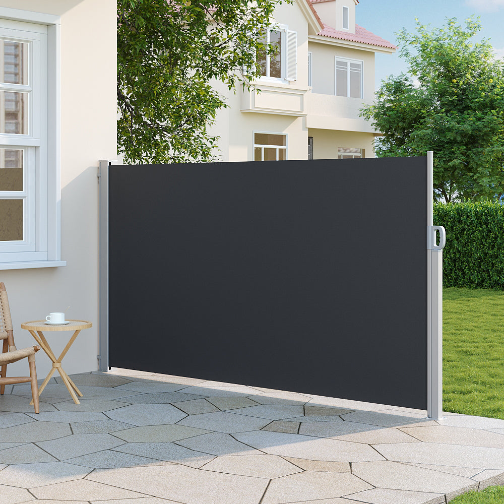 Grey Retractable Single Side Awning