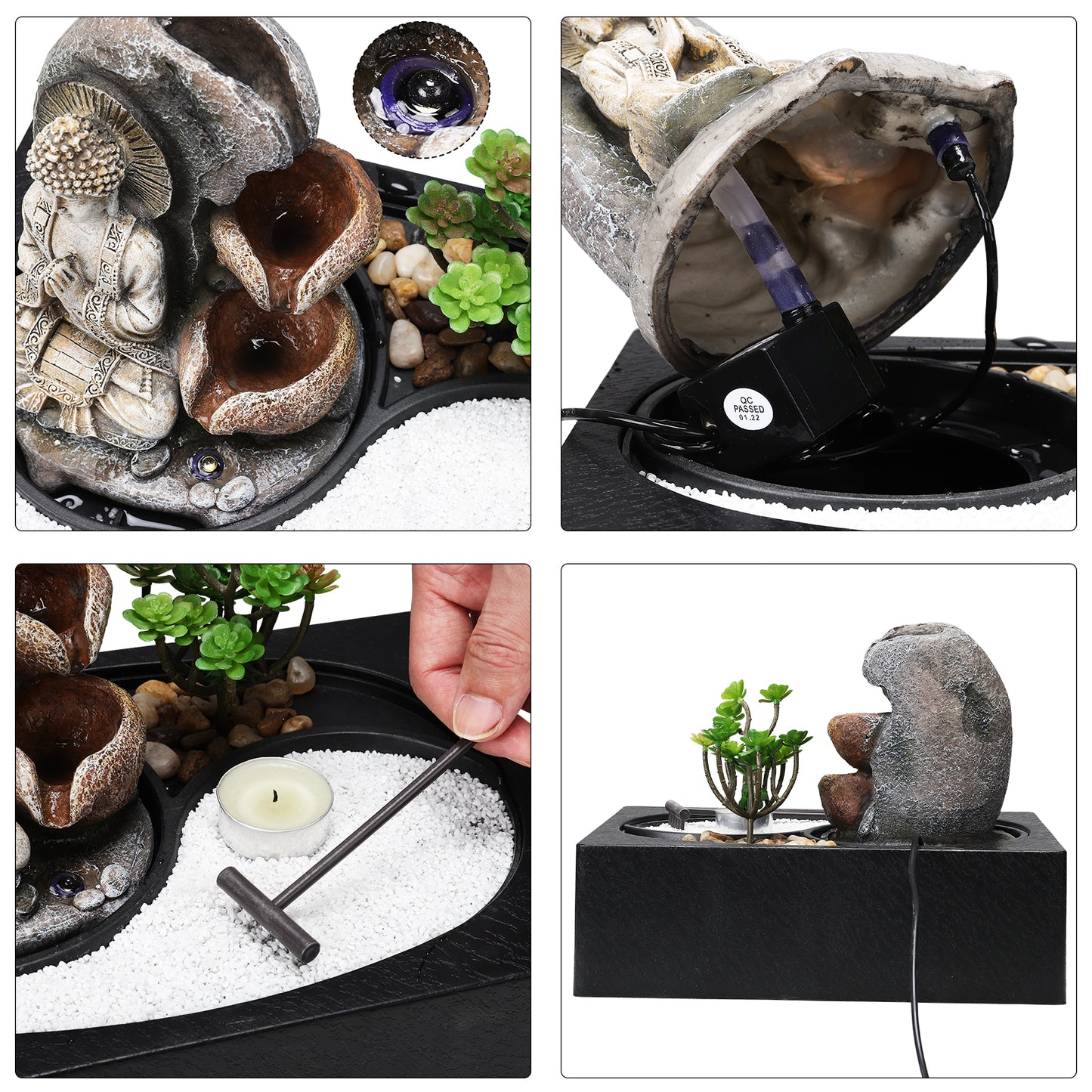 Buddha Zen Tabletop Fountain