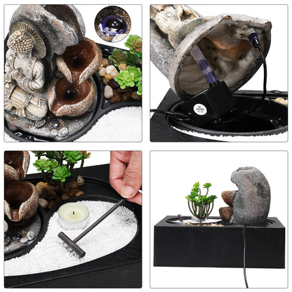 Buddha Zen Tabletop Fountain
