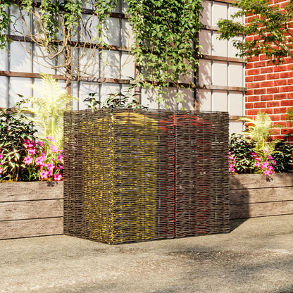 Trash Can Fence Wicker Privacy Fence