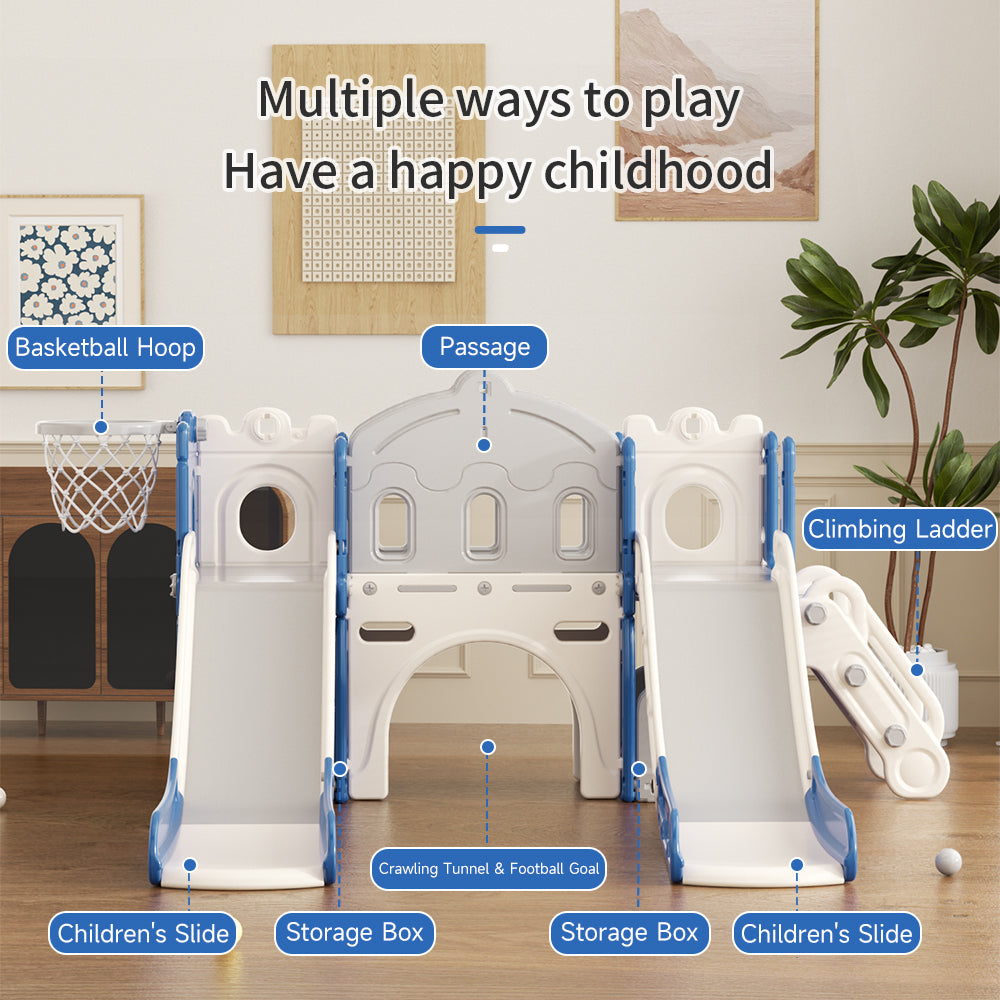 Toddler Two Slides Playset