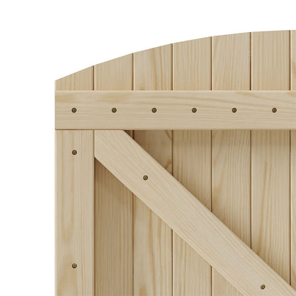 90cm W Arch Top Strong Garden Gate with Latch