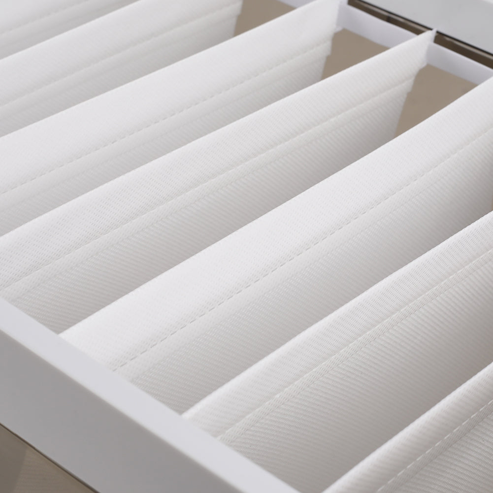 Folding Clothes Organiser Wardrobe Drawer Storage Box with Dividers
