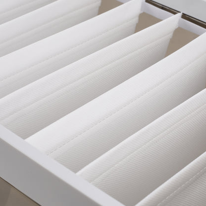 Folding Clothes Organiser Wardrobe Drawer Storage Box with Dividers