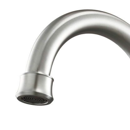 Double Handle Bathroom Sink Faucet with Drainer