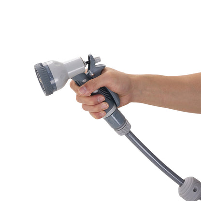 Wall Mounted Retractable Garden Hose Reel with Spray Nozzle