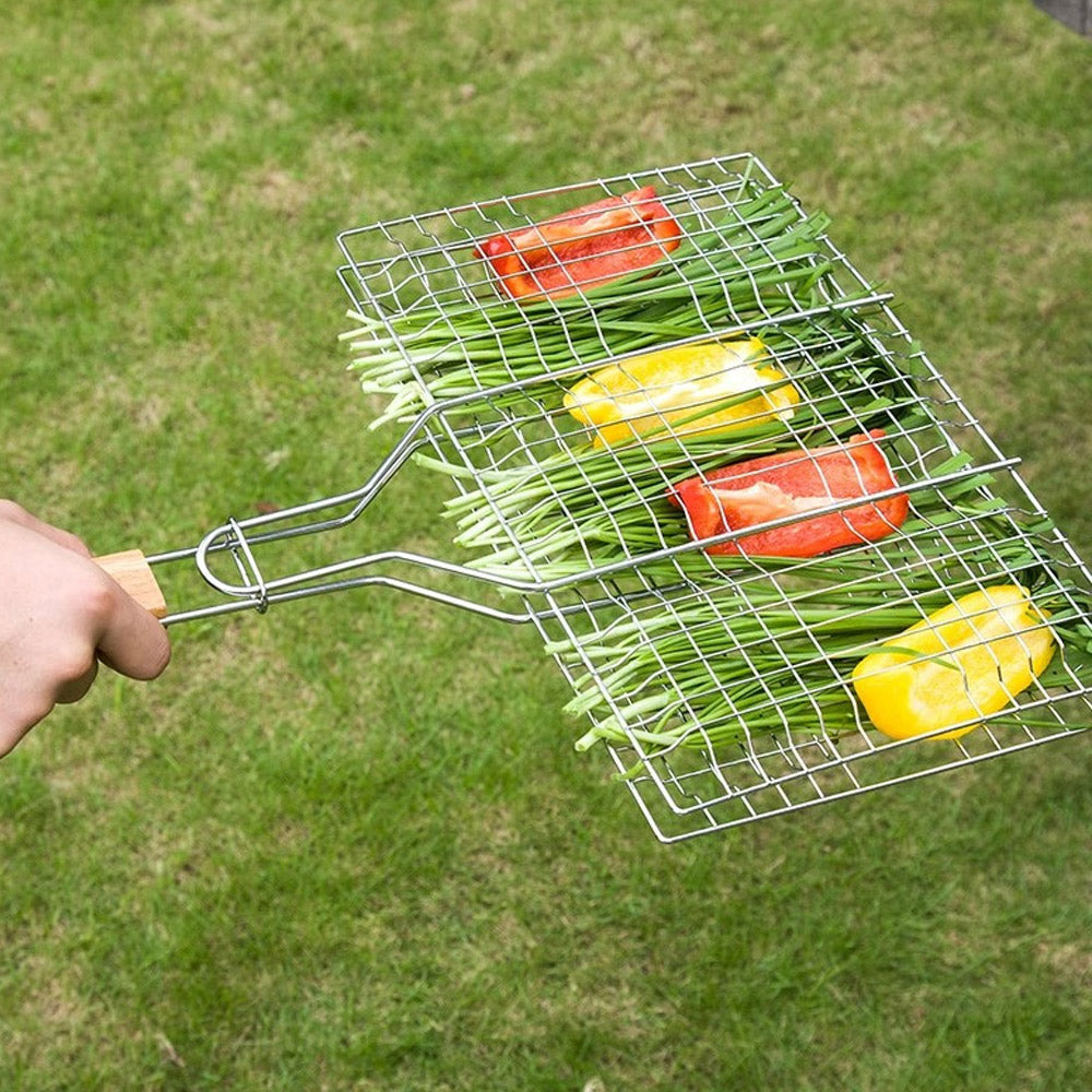 Portable Outdoor Camping BBQ Grill Basket