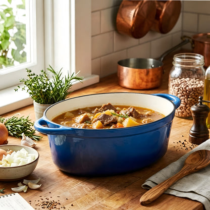 Enamelled Cast Iron Dutch Oven Pot for Bread Baking