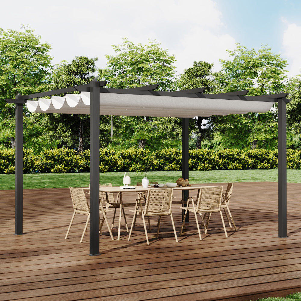 Retractable Roof Aluminium Pergola