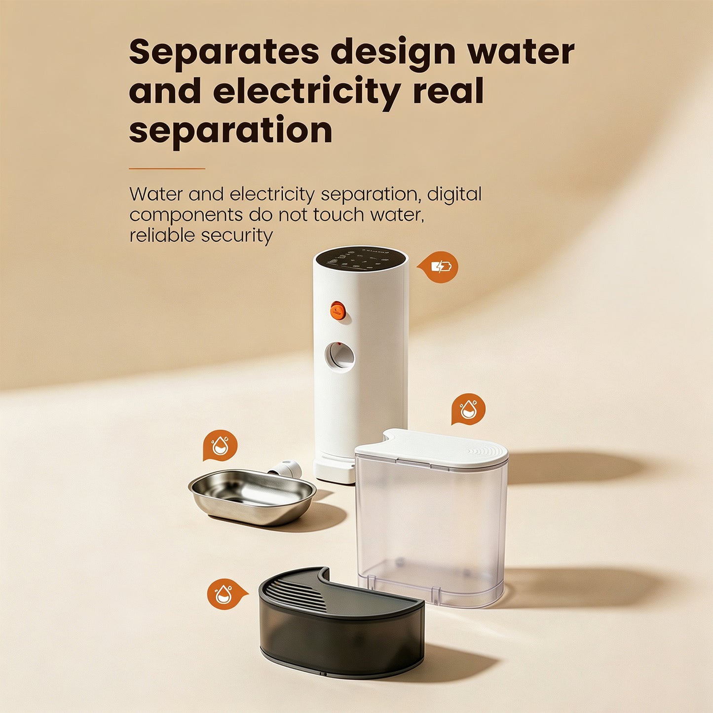 3L Rechargeable Smart Self-Refill Pet Water Fountain