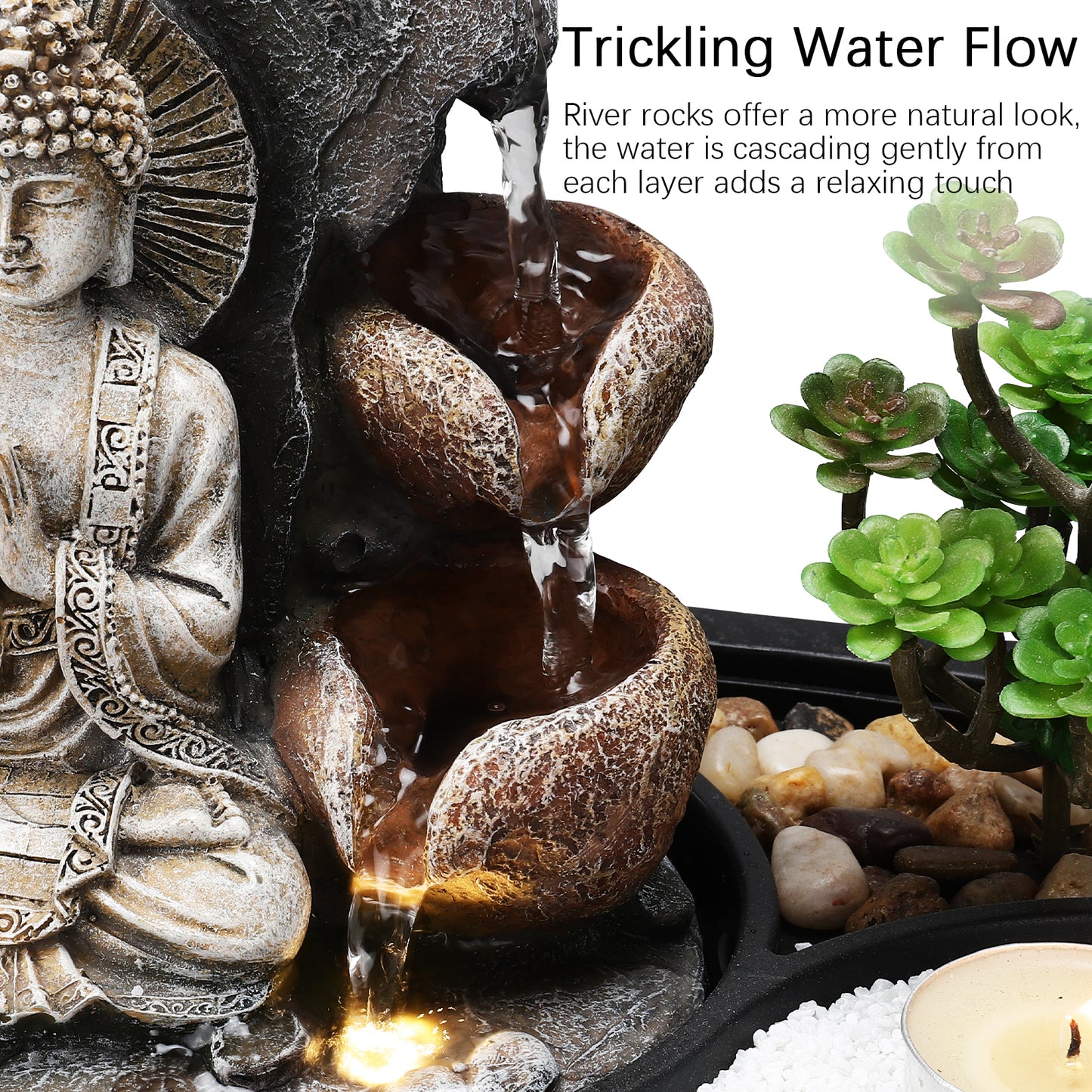 Buddha Zen Tabletop Fountain