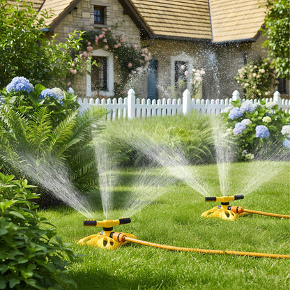 Garden Sprinkler System Kit with Water Hose