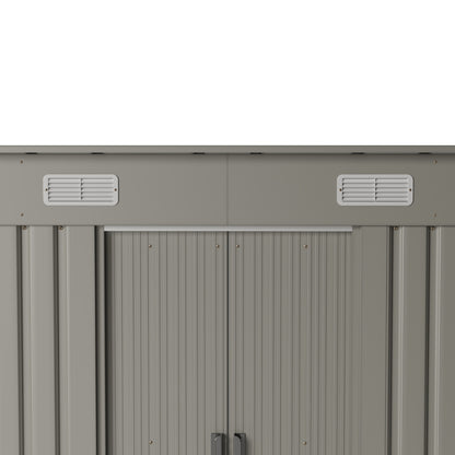 4x8FT Metal Garden Storage Shed