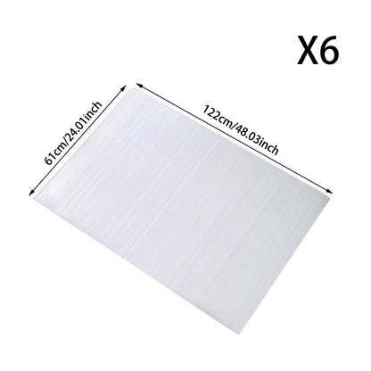 Set of 6 PC Twinwall Roofing Sheet Greenhouse Cover Glazed Panels