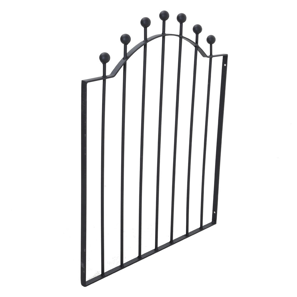 Black Wrought Iron Garden Gate