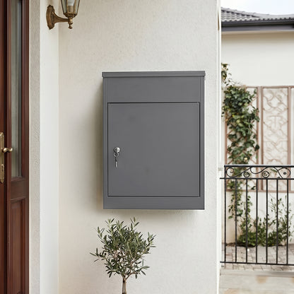Lockable Galvanised Steel Parcel Drop Box