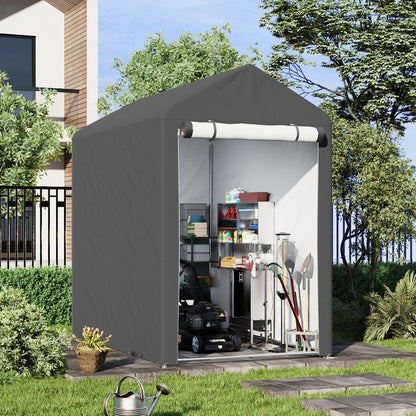 4x6 ft Versatile Outdoor Storage Shed