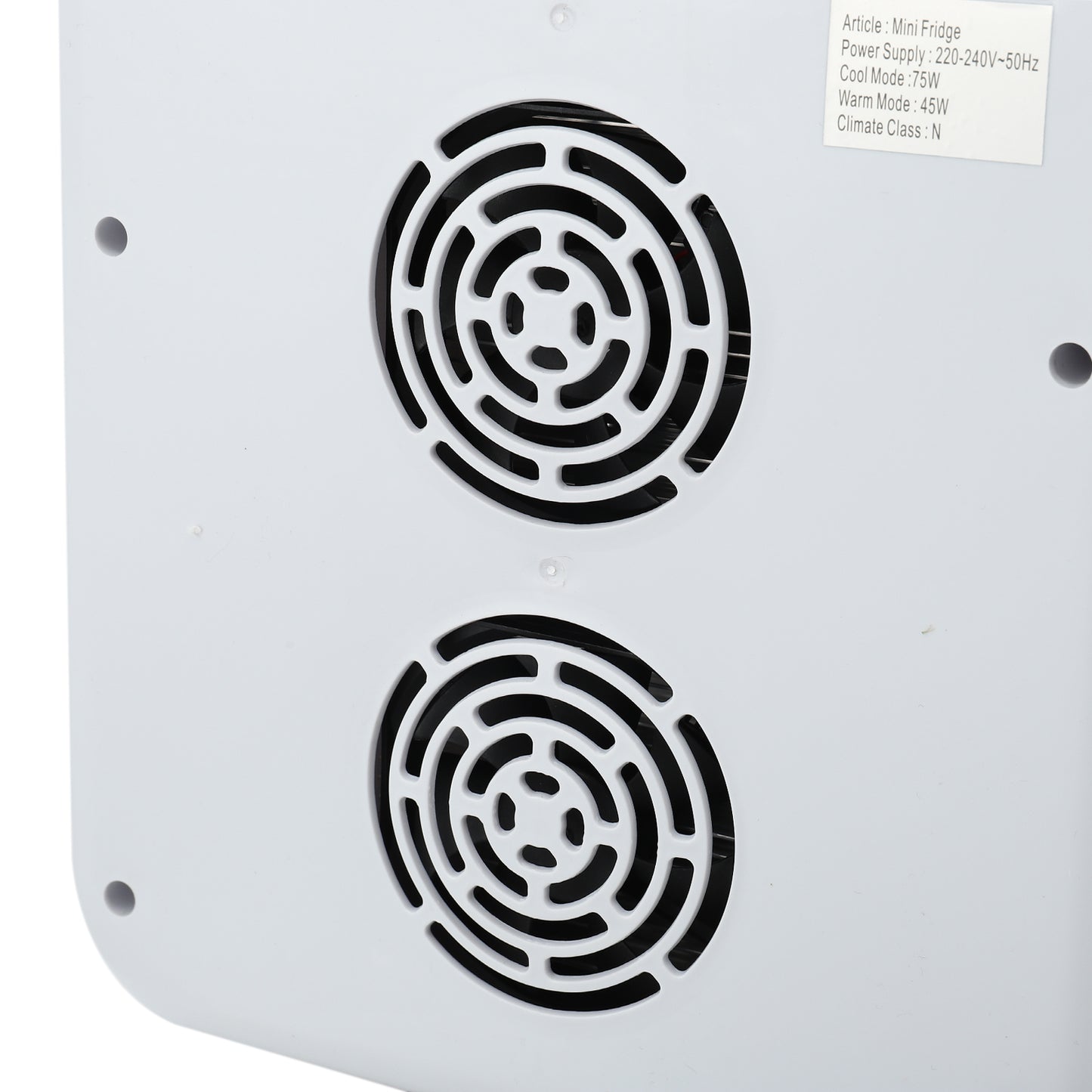 16L Dual-Use Mini Refrigerator with Glass Door