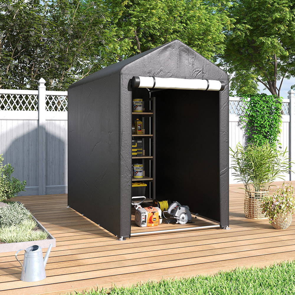 4x6 ft Versatile Outdoor Storage Shed