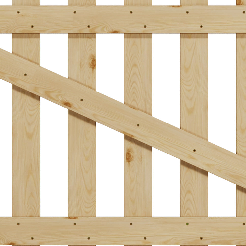 120x90cm Outdoor Wooden Garden Gate Fence Door