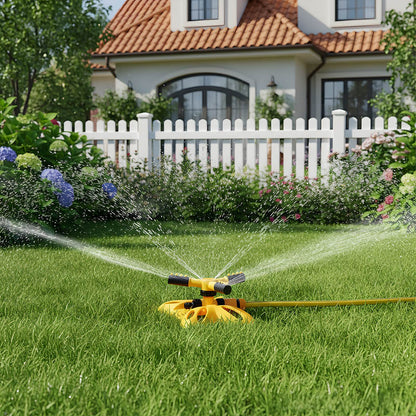 Garden Sprinkler System Kit with Water Hose