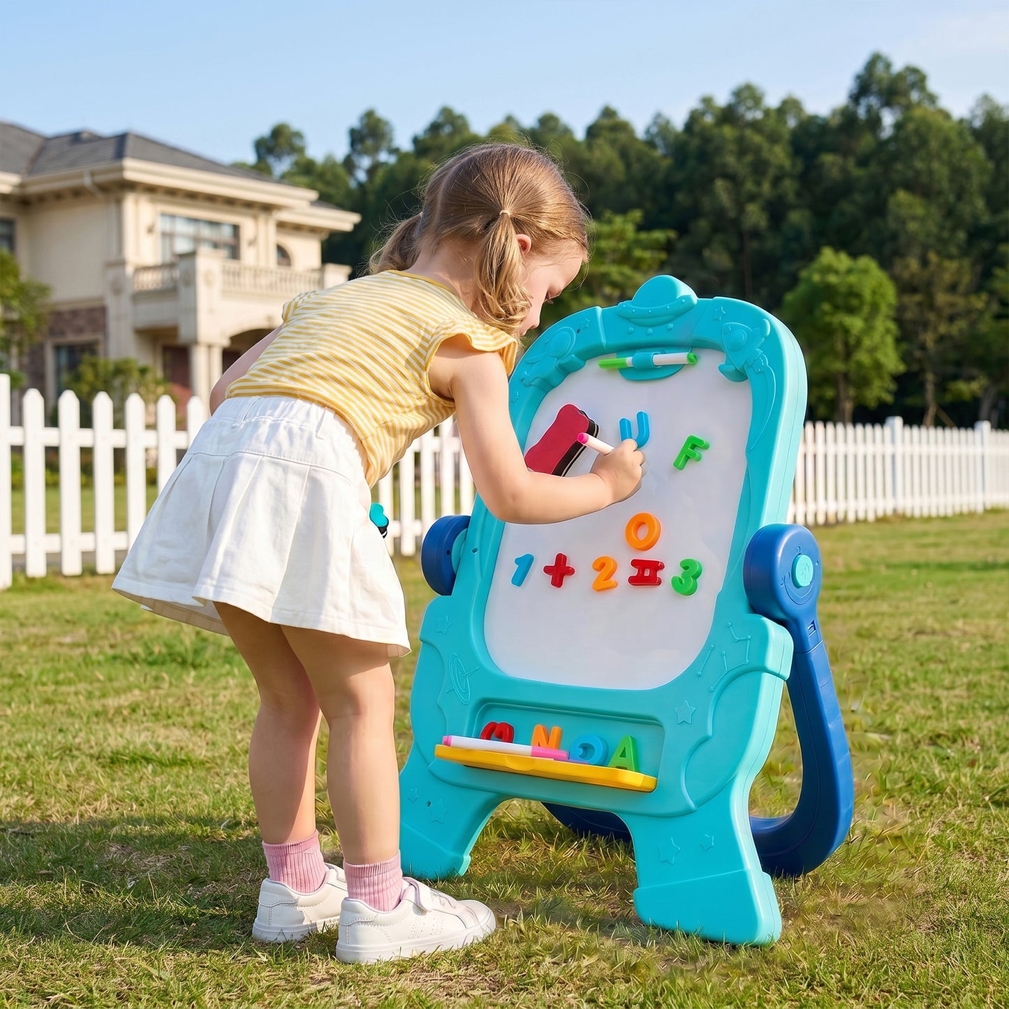 Double-Sided Easel for Kids