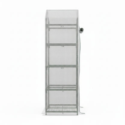 Mini Vertical Garden Greenhouse with White PE Mesh Cover