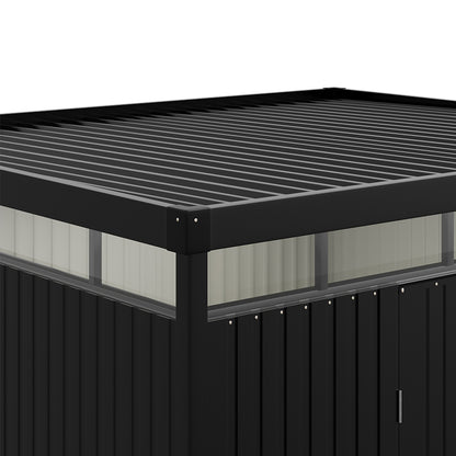 8.5 x 9.7ft Metal Garden Shed with Double Door