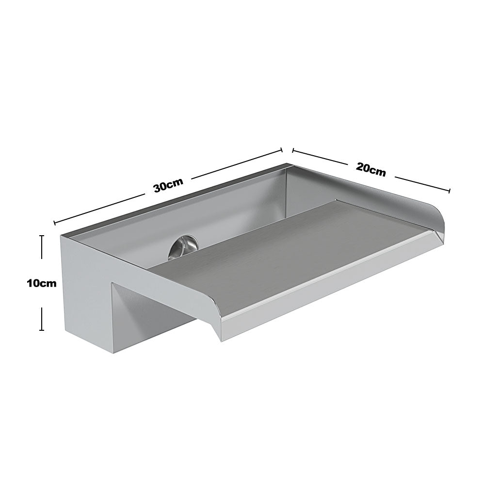 20cm D Back Entry Stainless Steel Water Blade