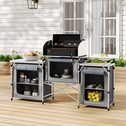 Garden Portable Camping Kitchen Stand Unit