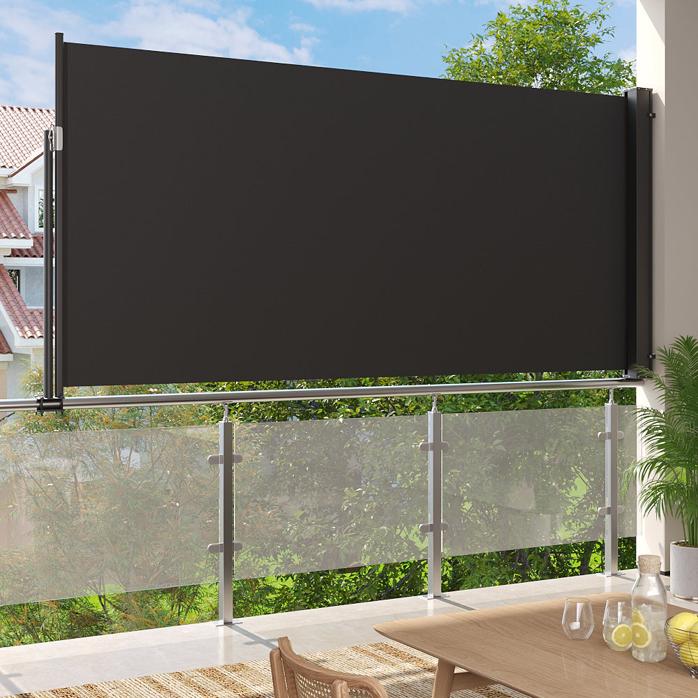 Side Awning Retractable Outdoor Privacy Screen