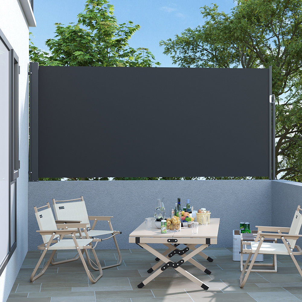 Side Awning Retractable Outdoor Privacy Screen