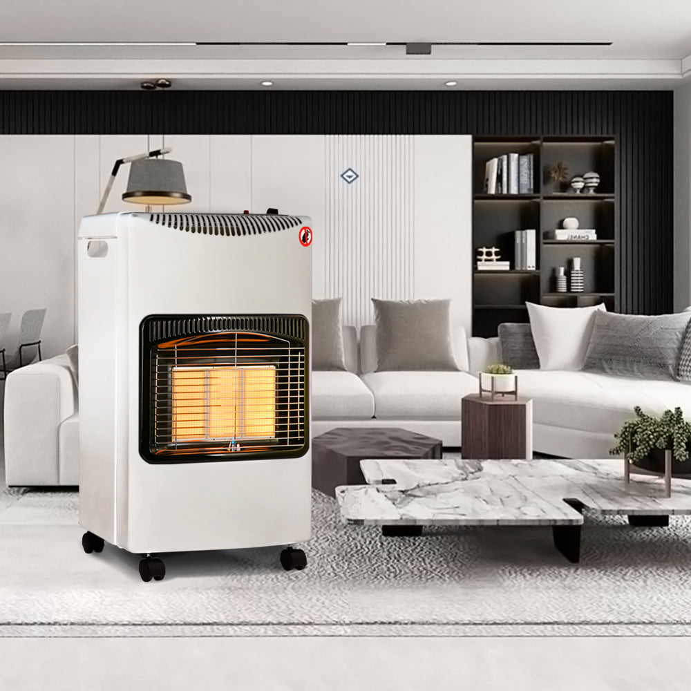 Ceramic Gas Heater with Wheels for Indoor and Outdoor