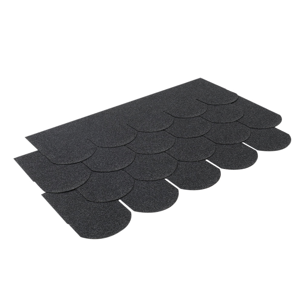 18Pcs Self-Adhesive Fish-Scale Asphalt Shingles Bitumen Roofing