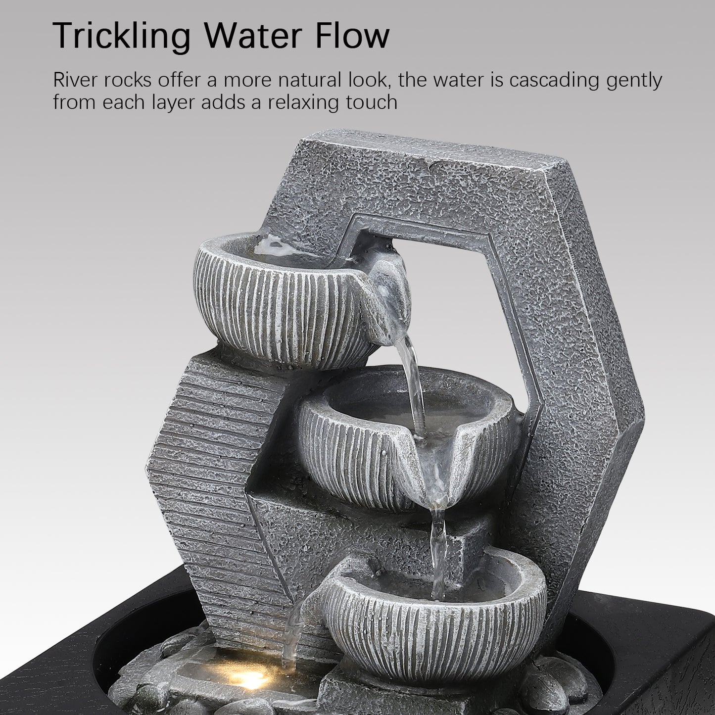 Cascade Tabletop Fountain Water Feature